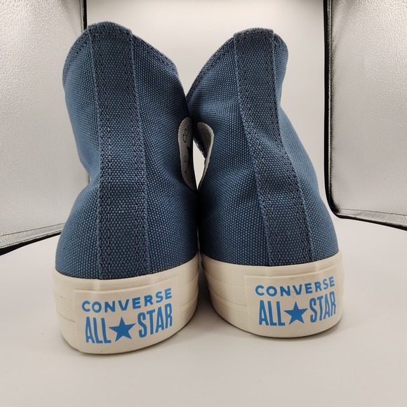 Converse Chuck Taylor All Star High Shoes Mens 12 Lakeside Blue Sneaker NEW - Picture 8 of 13